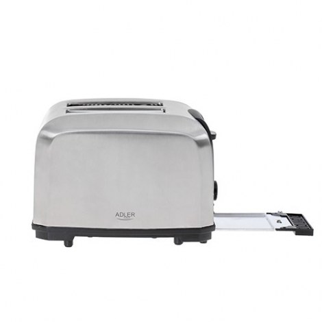 Adler | AD 3222 | Toaster | Power 700 W | Number of slots 2 | Housing material Stainless steel | Silver - 4
